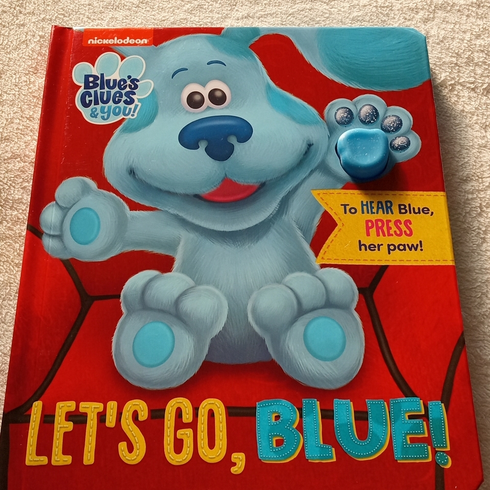 Nickelodeon Blue's Clues & You! Red and Blue Interactive Book